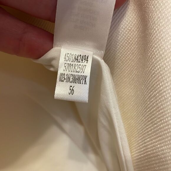 Chico’s Cream Blazer Jacket with large grommet detail - Picture 4 of 6